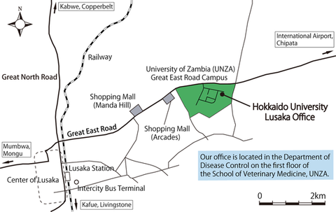 Hokkaido University Lusaka Office at University of Zambia