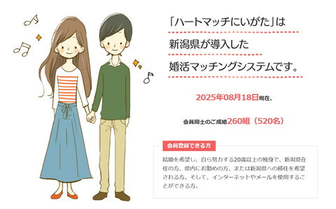 一対一の出会いをサポートする会員制の婚活マッチングシステム