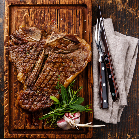 Saftiger T-Bone Steak von Fleisch und Mehr