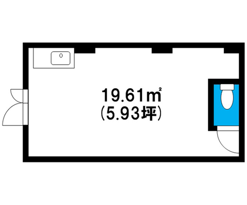 岡山市南区築港栄町の賃貸物件 間取り図