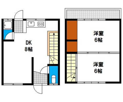 （所在地物件名）の賃貸物件 間取り図