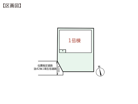 岡山県岡山市南区千鳥町の新築 一戸建て分譲住宅の区画図