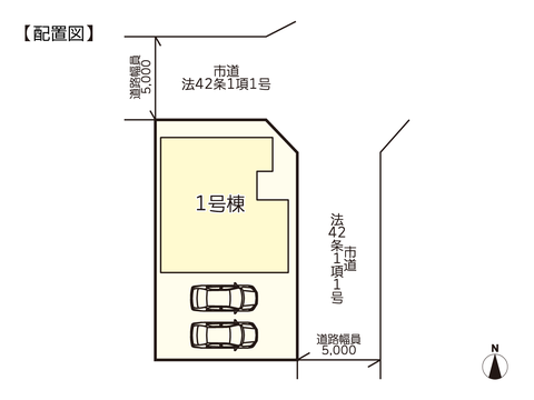 岡山県岡山市中区乙多見の新築 一戸建て分譲住宅の区画図