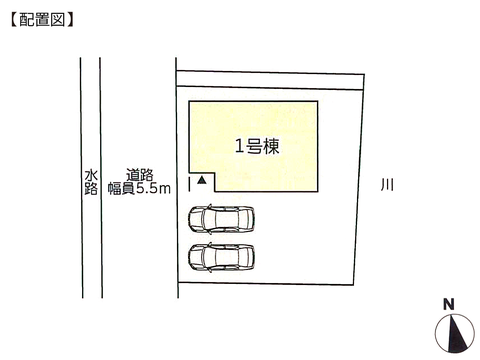 岡山県倉敷市玉島阿賀崎の新築 一戸建て分譲住宅の区画図