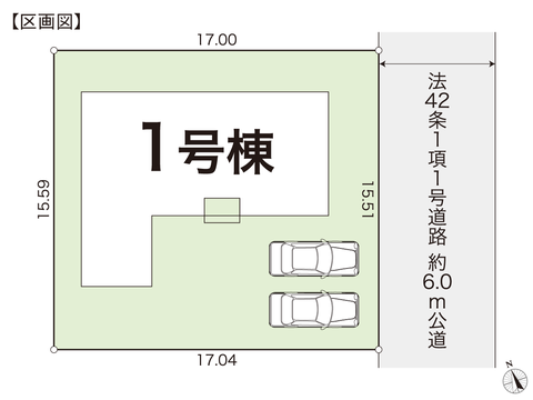 岡山県赤磐市桜が丘西7丁目の新築 一戸建て分譲住宅の区画図