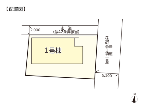 岡山県岡山市北区庭瀬の新築 一戸建て分譲住宅の区画図