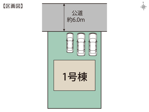 倉敷市鶴の浦2丁目の新築 一戸建て分譲住宅の区画図