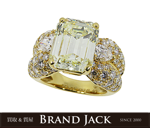 ダイヤモンドリング D7.87ct K18YG 指輪を高価買取|仙台