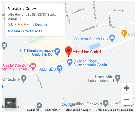 Vibraline Sankt Augstin, Anfahrsroute zum Fitnessstudio