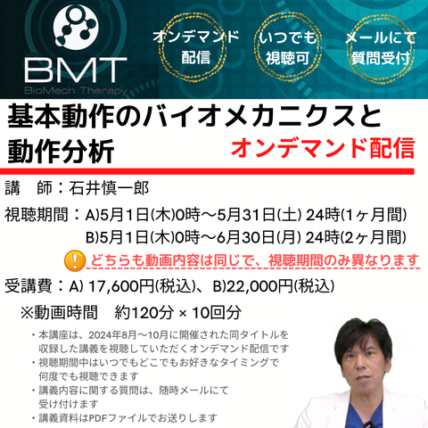 歩行のバイオメカニクスと動作分析①② DVD 石井慎一郎