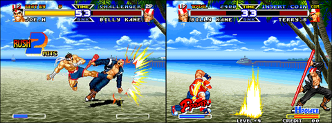 PSX version / Neo Geo version