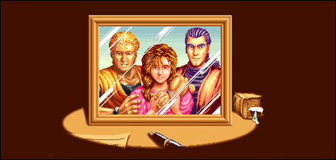 Ryo, Yuri and Robert in the good old times... (Art of Fighting)