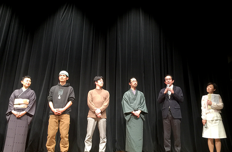 深川江戸資料館で初上映された「小名木川物語」の舞台挨拶