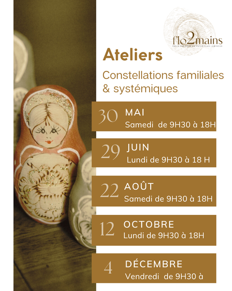 Ateliers Constellations Familiales & Systémiques Chateauroux