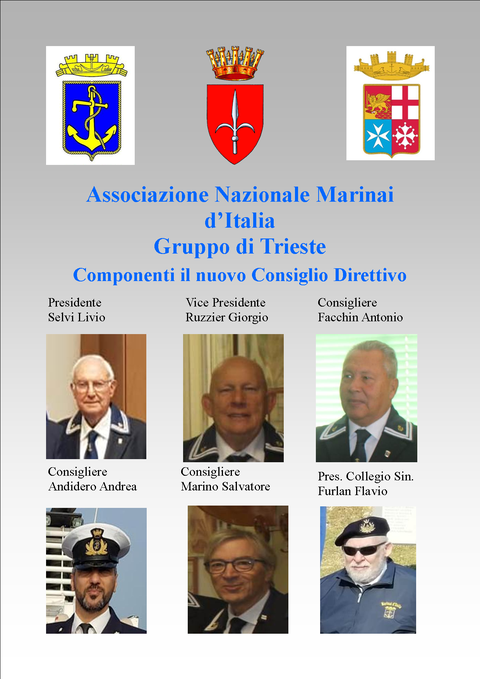 Consiglio direttivo ANMI Trieste
