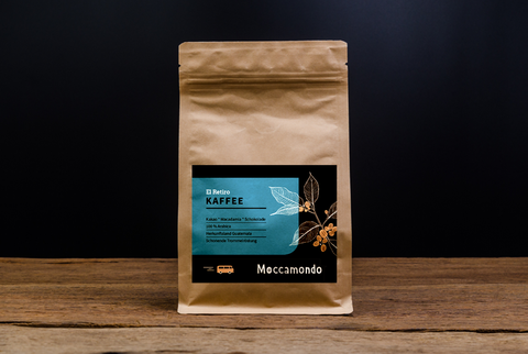 Eine Packung mit 250 Gramm Guatemala El Retiro Kaffee