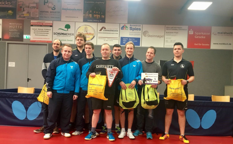 Sensationell mit 4:3 gewannen Matthias Wibbe, Pascal Polak und Fabio Deckert gestern gegen den Viertligisten TTK Gierle aus Belgien und erreichten so die nächste Runde im Intercup.