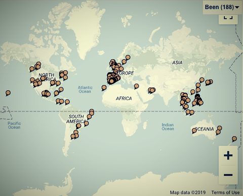 donde ha estado el viajero sano?