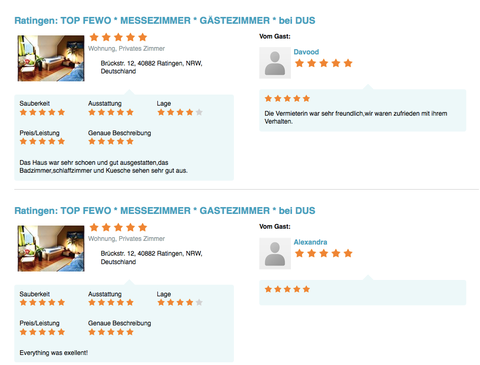 Bewertungen über 9flats
