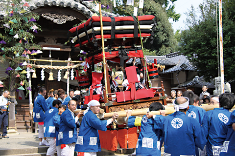 秋祭りの様子