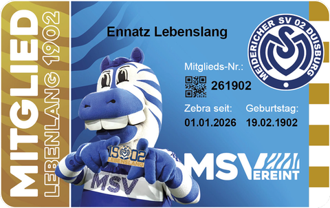 Lebenslange Mitgliedschaft