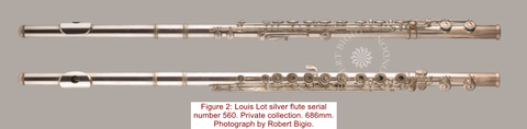 Flûte n° 560 de Louis Lot