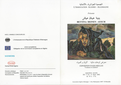 Einladungskarte Deutsch-Algerische Gesellschaft