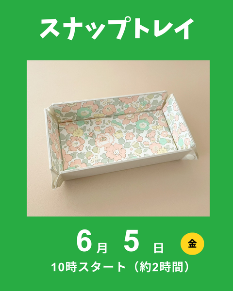 スナップトレイ
