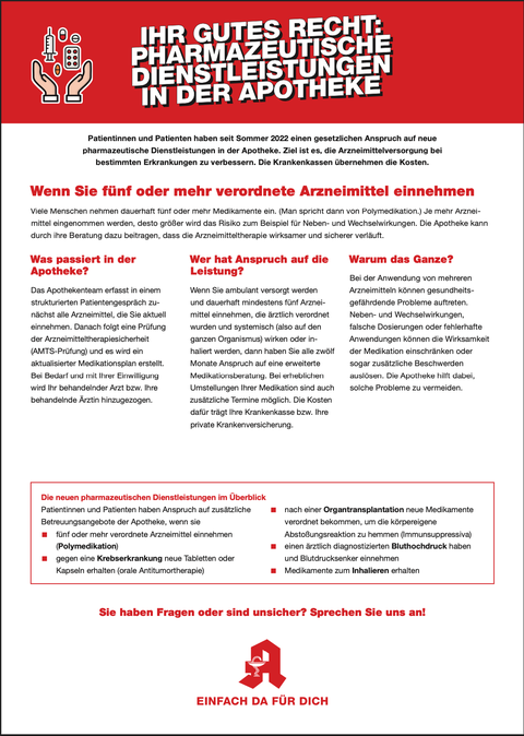 Pharmazeutische Dienstleistungen erklärt