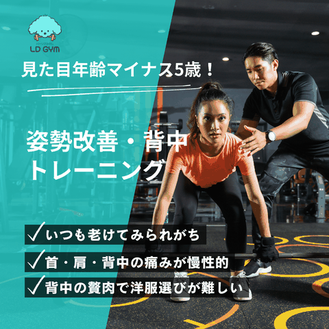 札幌LD GYMの姿勢改善トレーニング
