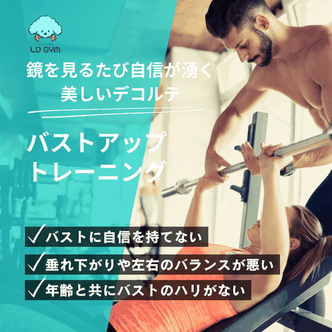 札幌LD GYMのバストアップトレーニング