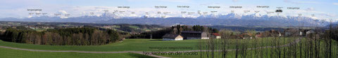 Bergpanorama von Seirigen