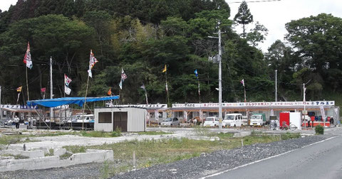 宮城県　南三陸町歌津地区伊里前　「福幸商店街」