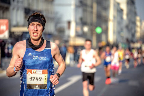 Stefan Ritte genoss 2:43:32 Stunden lang die tolle Kulisse und Atmosphäre in London. (Archivfoto 2022 in Paris)