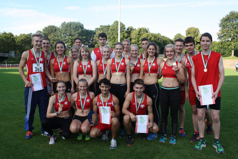 Die männliche und weibliche U18 wurde im letzten Jahr Doppelmeister. In diesem Jahr starten die Athletinnen und Athleten der StG Rhede-Sonsbeck-Wesel in der U20.