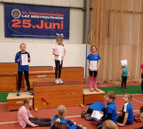 Siegerehrung U10 Mädchen