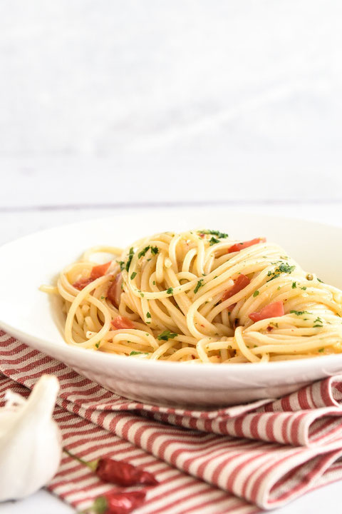 Spaghetti aglio e olio Thermomix