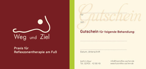 Gutschein Fussreflexzonen-Massage