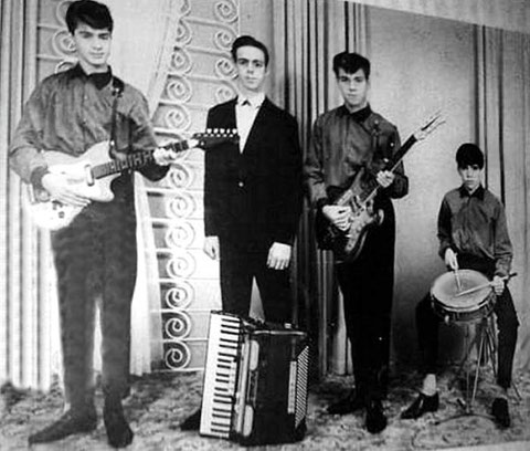   vlnr. Emilio Bernardi, John v. Doorn, Mario v. Doorn, Lei Ummels