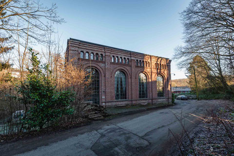 Maschinenhaus der Zeche Hasenwinkel in Bochum im Ruhrgebiet