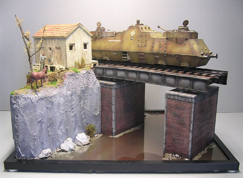 Größe des Dioramas 40x60cm