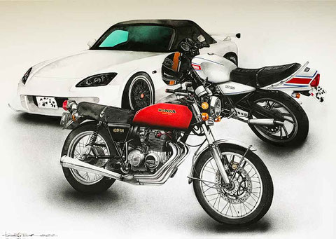 オーダーメイドで車バイクのイラスト制作 - プロイラストレータが描く ...