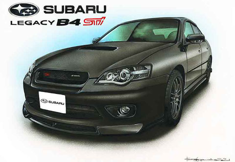 スバルレガシーB4sti