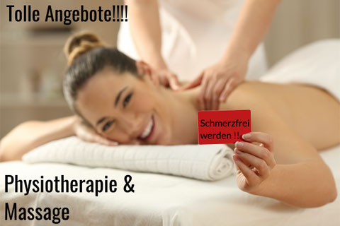 Kennenlernangebot Physiotherapie und Massage