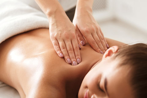 Friktionen bei massage