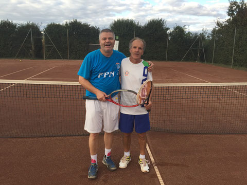 Die Finalisten Franz Peter Nussbaumer und Karl Eigner