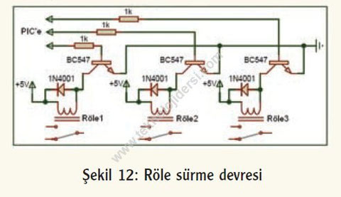 röle sürme devresi