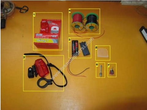 bisiklet için sinyal lambası yapımı