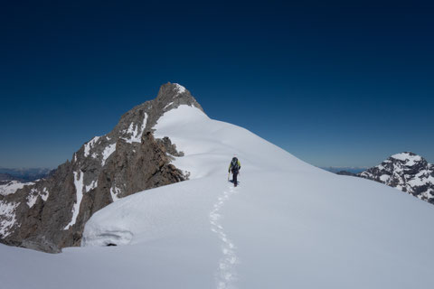 Hochtour, Lötschentaler Breithorn, Blanchetgrat, Baltschiederklause, Zustieg, Arete Blanchet, Wallis, Gratkletterei, Granit, Ausserberg