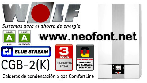 Calderas Wolf Alicante cgb-2k